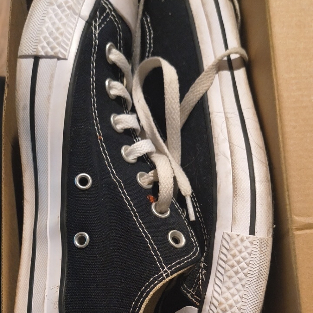 Stylish Black Canvas Sneakers